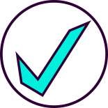 Rock Fresh ist wirksam. Dargestellt mit einem türkisen Haken in einem weißen Kreis