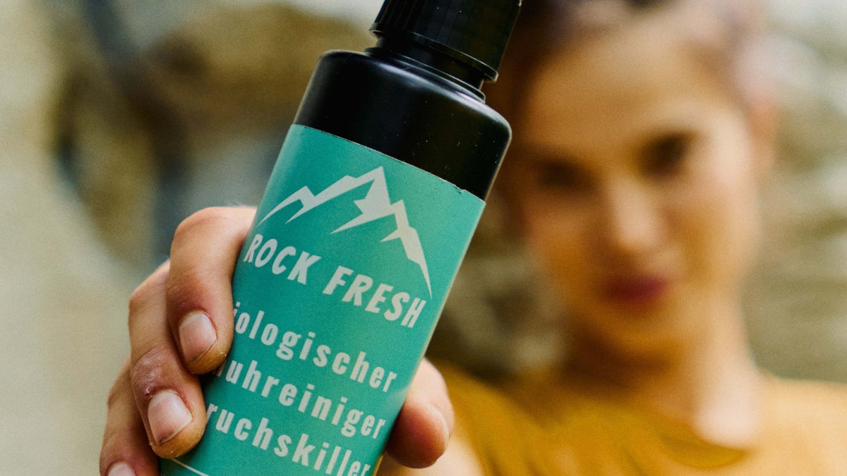 Kletterschuhe – nicht in die Waschmaschine, Geruch sitzt im Innenschuh